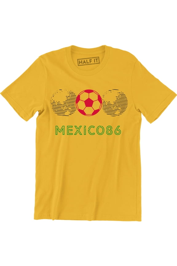 Mexico 86 Logo 80s Football Retro World Cup Maradona Cool Gift 125 T-Shirt