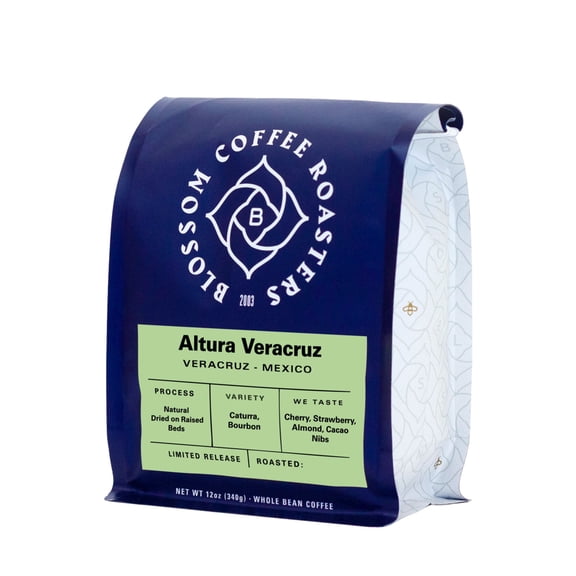 Mexico Altura Veracruz - Roasted by Blossom Coffee Roasters - Freshly Ground Coffee - 12oz Bag