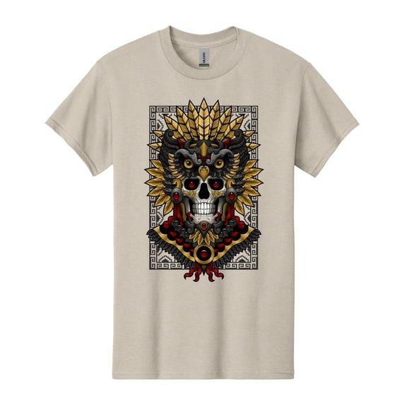 Mexico Aztec Skull T-shirt