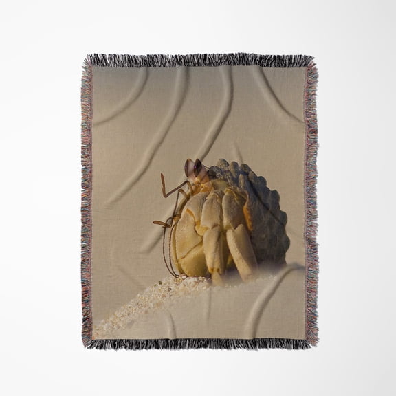 Mexico, Baja, Sea Of Cortez. Hermit Crab, Isla Carmen - Sa13 Glu0043 - Gary Luhm, Woven Blanket