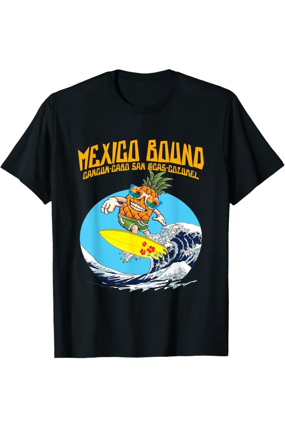 Mexico Bound - Cancun Cabo Boat Cruise Spring Break Vacation T-Shirt