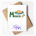 thumbnail image 1 of Mexico Burrito Food Snack Mexican Welcome Back Greeting Cards Envelopes Blank, 1 of 4