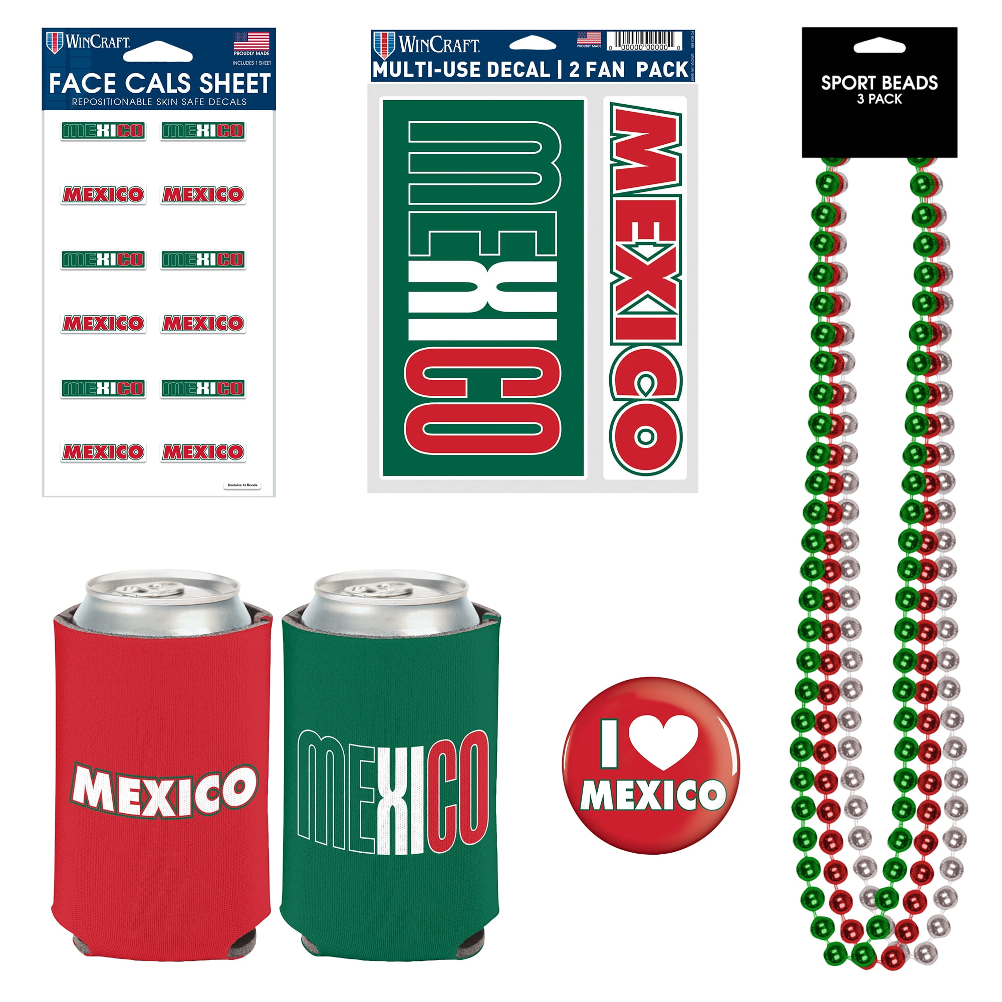 World Cup Ultimate Soccer Fan Supporter Pack - Mexico