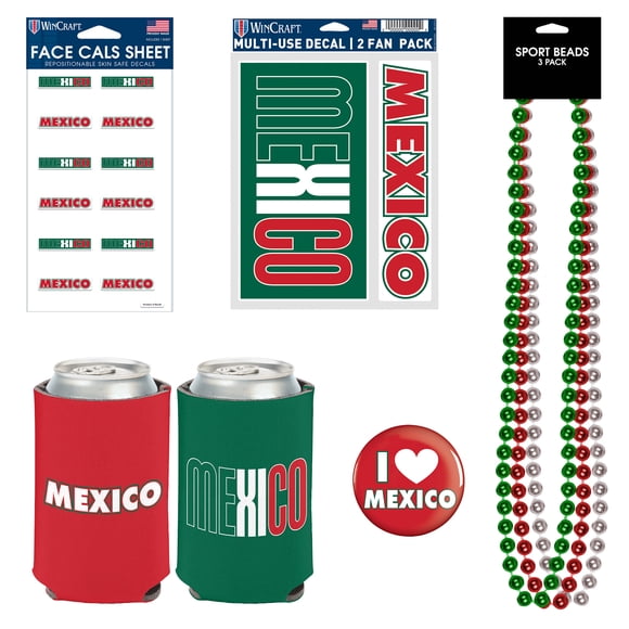 World Cup Ultimate Soccer Fan Supporter Pack - Mexico