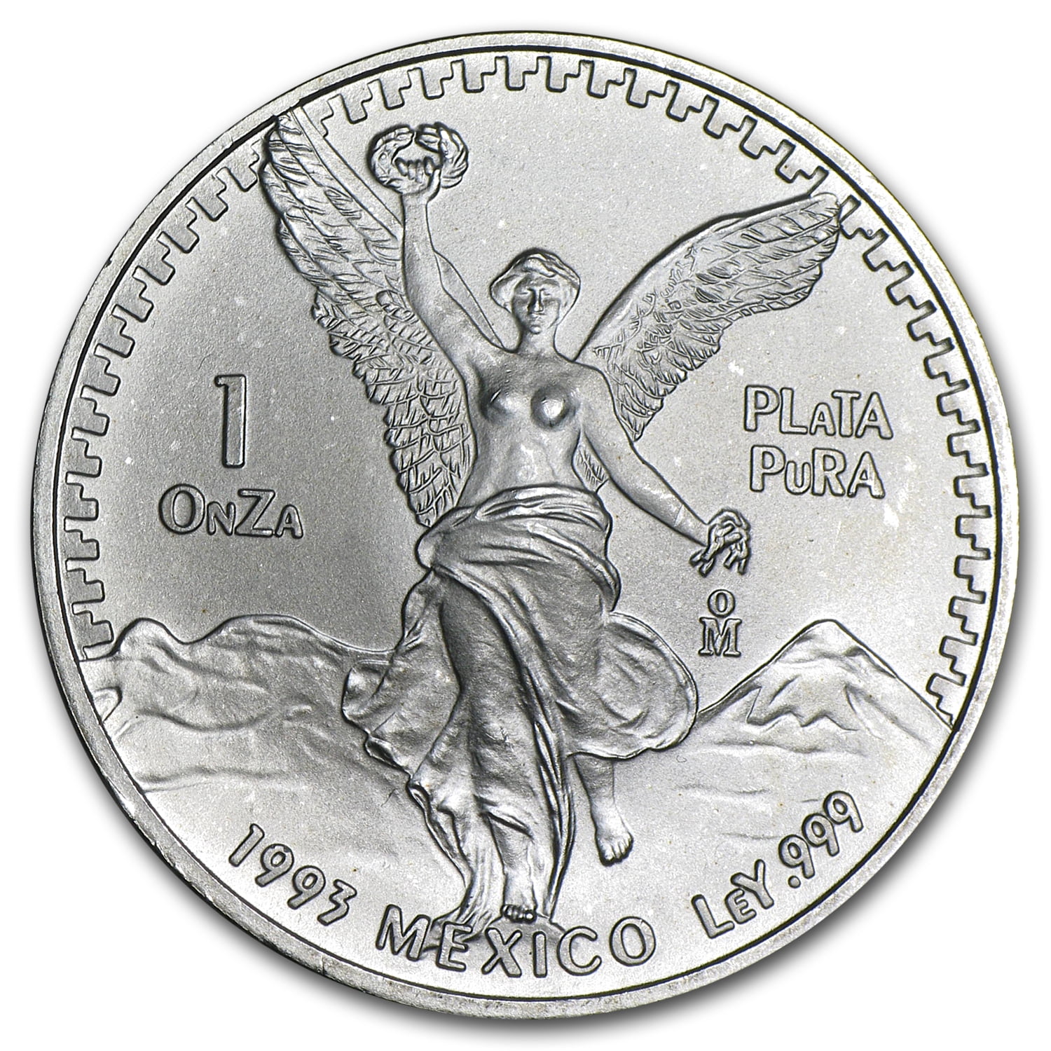 Mexico City Mint 1993 1 oz Silver Libertad Coins, BU, .999 Fine, Silver