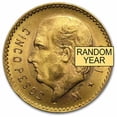 thumbnail image 1 of Mexico City Mint Mexican 5 Peso, .1206 Ozs Gold Content, 1 of 3