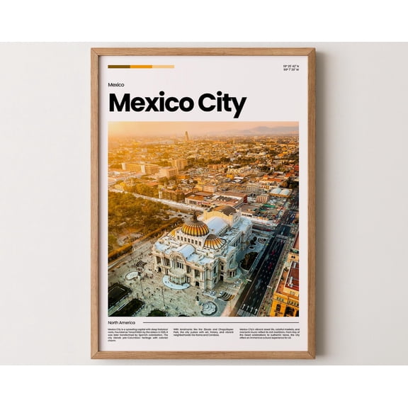 Mexico City Poster, Mexico City Print, Mexico City Photo, Mexico City Art, Mexico Poster, Mexico Print, Travel Poster Gift, 8x12 UNFRAMED