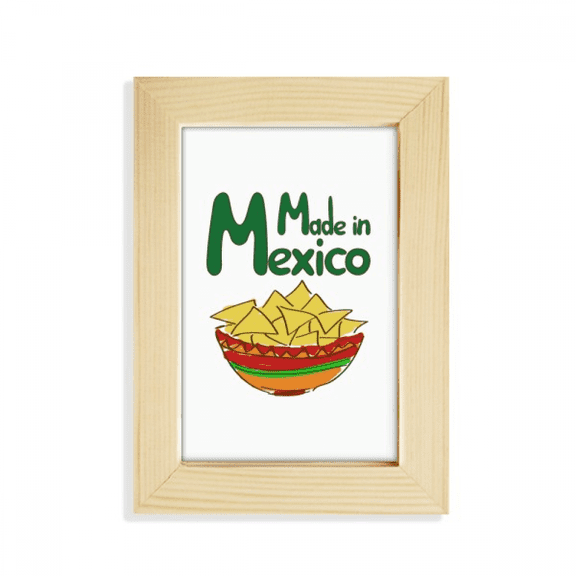 Mexico Corn Food Snack Mexican Desktop Display Photo Frame Picture Art Painting 5x7 inch