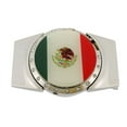 thumbnail image 1 of Mexico Country Flag Belt Buckle Removable Lighter Western Rodeo Cowboy Men New Big, 1 of 3