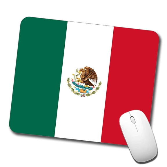 Mexico Country Flag Mouse Pad Low Profile Gaming Mat