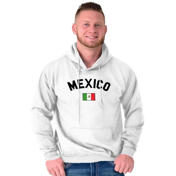 Mexico Country Flag Soccer Fan Pride Hoodie Sweatshirt Women Men Brisco Brands S
