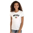 thumbnail image 1 of Mexico Country Flag Soccer Fan Pride Womens Slim Fit Graphic Tee Brisco Brands S, 1 of 5