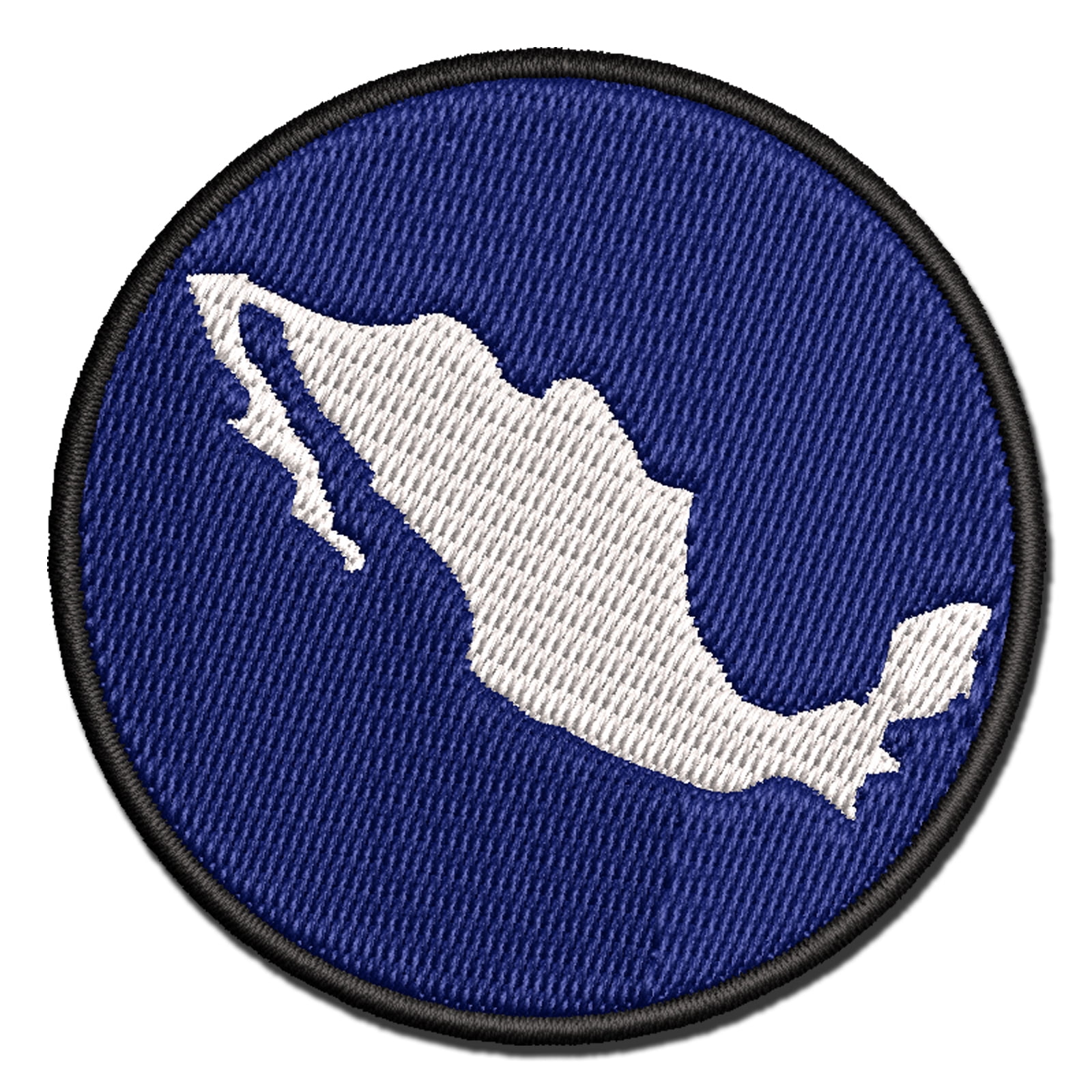 Mexico Country Solid Applique Multi-Color Embroidered Iron-On Patch - 2 ...