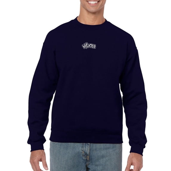 Mexico Crown Sweatshirt Men -Smartprints Designs, Male x-Large
