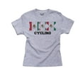 thumbnail image 1 of Mexico Cycling - Olympic Games - Rio - Flag Girl's Cotton Youth Grey T-Shirt, 1 of 2