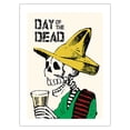 thumbnail image 1 of Mexico - Day of the Dead Festival - Vintage Travel Poster by Jose Guadalupe Posada c.1900 - Bamboo Fine Art 290gsm Paper Print (Unframed) 18x24in, 1 of 4