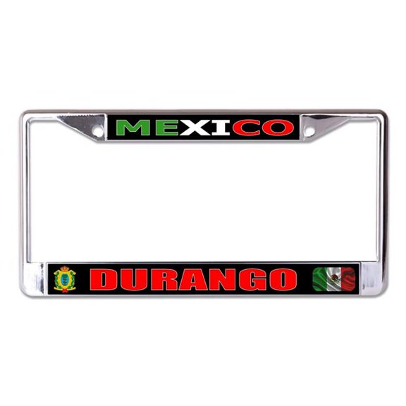 Mexico Durango Chrome License Plate Frame