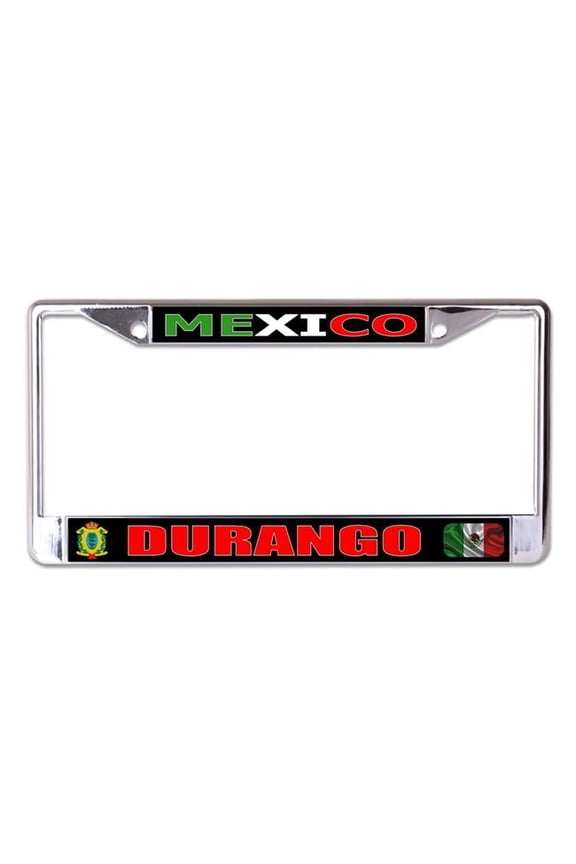 Mexico Durango Chrome License Plate Frame