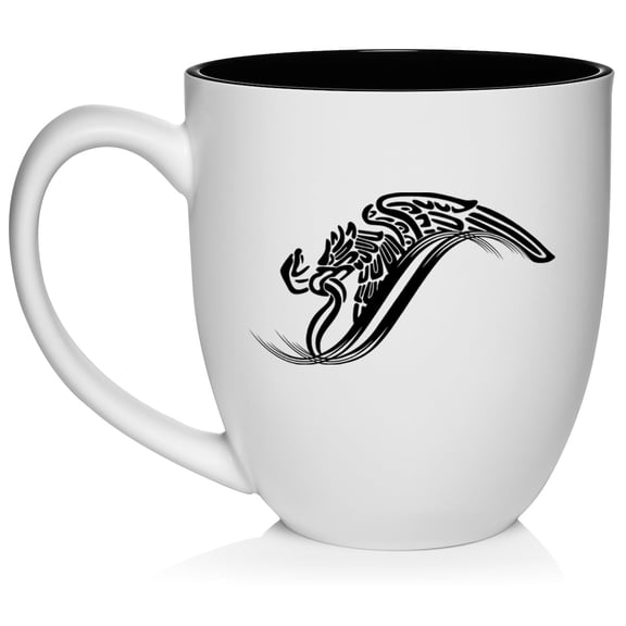 Mexico Eagle Escudo AguilaCeramic Coffee Mug Tea Cup Gift for Her, Him, Friend, Coworker, Wife, Husband (16oz White)