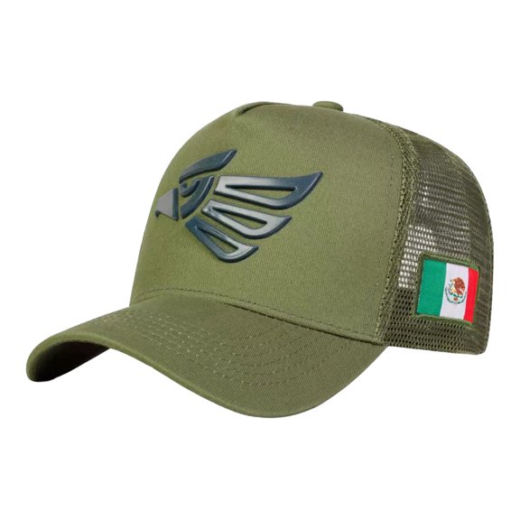 Mexico Eagle Trucker Hat Unisex Wide Brim Sunvisor Embroidered Flag Baseball Cap Breathable Meshback Sports Caps Meshback Running Baseball Hats Retro Embroidered Trucker Caps Casual Plain Hats