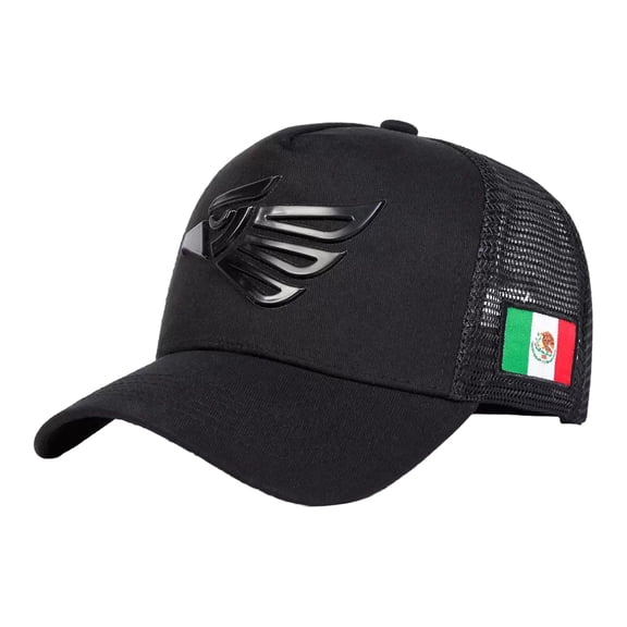 Mexico Eagle Trucker Hat Unisex Wide Brim Sunvisor Embroidered Flag Baseball Cap Breathable Meshback Sports Caps Meshback Running Baseball Hats Retro Embroidered Trucker Caps Casual Plain Hats