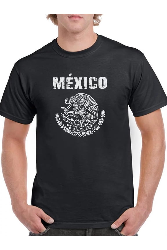 Mexico Emblem T-Shirt Men -Smartprints Designs, Male XX-Large