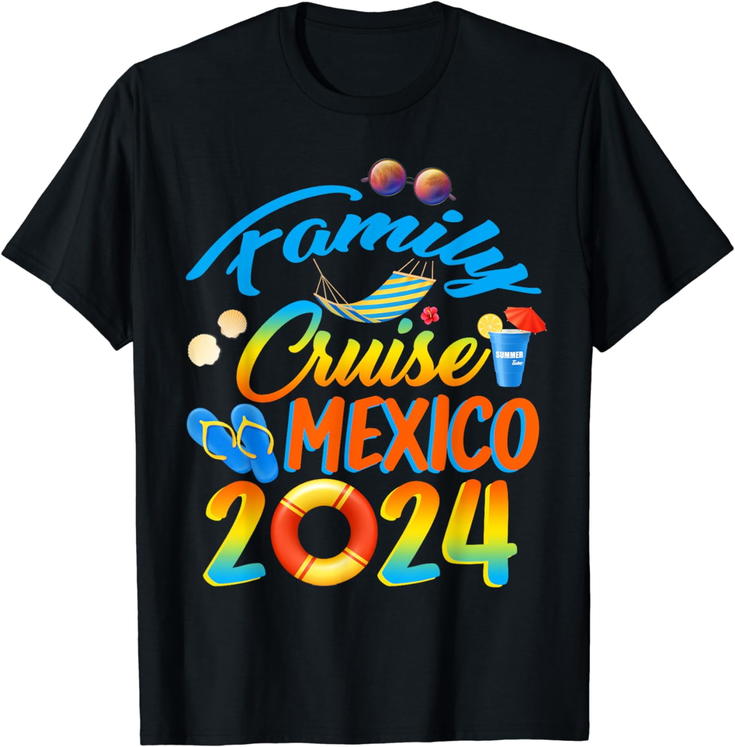 Mexico Family Cruise 2024 Spring Summer Holiday Reunion Trip TShirt