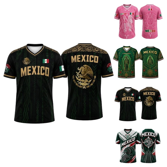 Mexico Fan Football Jersey, Premium Eagle Graphic Soccer Shirt, Athletic Performance Tee Inspired by Mexican Heritage Design