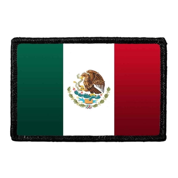 Mexico Flag - Color - Removable Patch