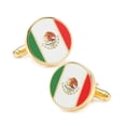 thumbnail image 1 of Mexico Flag Cufflinks, 1 of 4