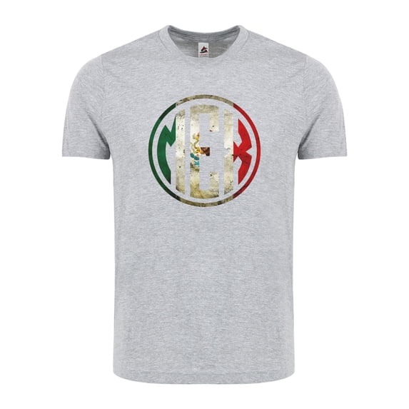 Mexico Flag Design T-Shirt WC 2026 – Unisex Soccer Fan Shirt - HTR Grey - XL