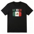 thumbnail image 1 of Mexico Flag Eagle Retro Graphic Tee For Men And Women, Mexican Heritage Holiday Gift Cotton Short Sleeves T-Shirt, 1 of 5