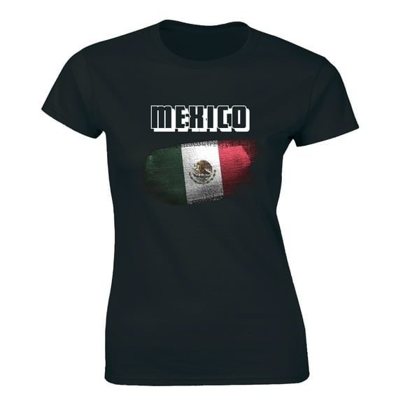 Mexico Flag Fashion Country Souvenir Gift Pride logo Women's T-Shirt