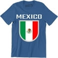 thumbnail image 1 of Mexico Flag Fashion Country Souvenir Gift Pride logo Women's Tee Shirt, 1 of 4