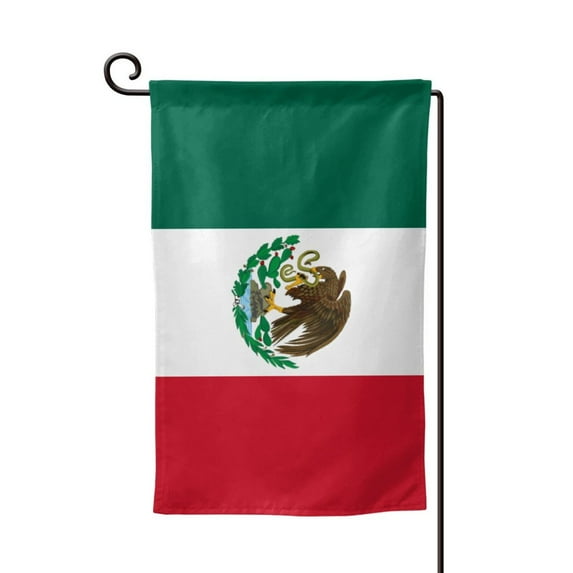 Mexico-Flag Garden Flag Double Sided Flags with Vivid Color for Yard Lawn Garden Decor 12.5 x18 Inch Square