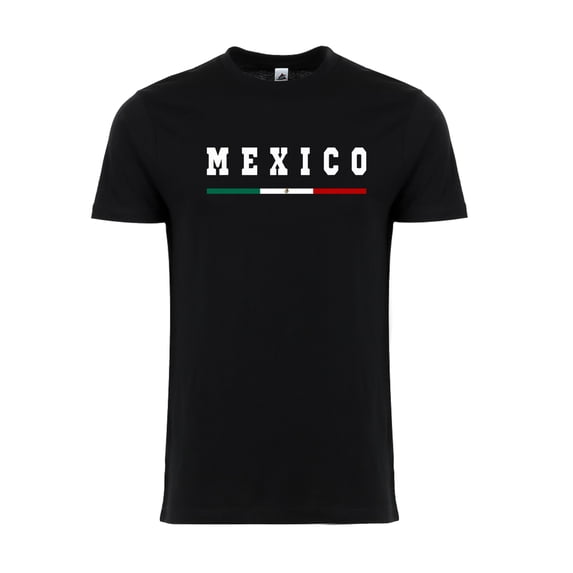 Mexico Flag Graphic T-Shirt WC 2026 – Unisex Fan Apparel Tee - Black - XL
