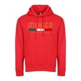 thumbnail image 1 of Mexico Flag Hoodie “El Tricolor,” Unisex Pullover Sweatshirt, Soccer Fan Apparel - Red - Medium, 1 of 2
