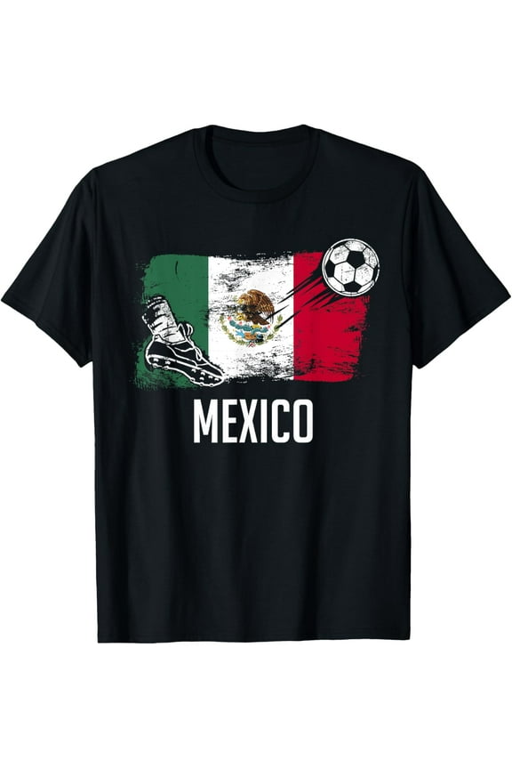 Mexico Flag Jersey Mexican Soccer Team Mexican T-Shirt100%Cotton