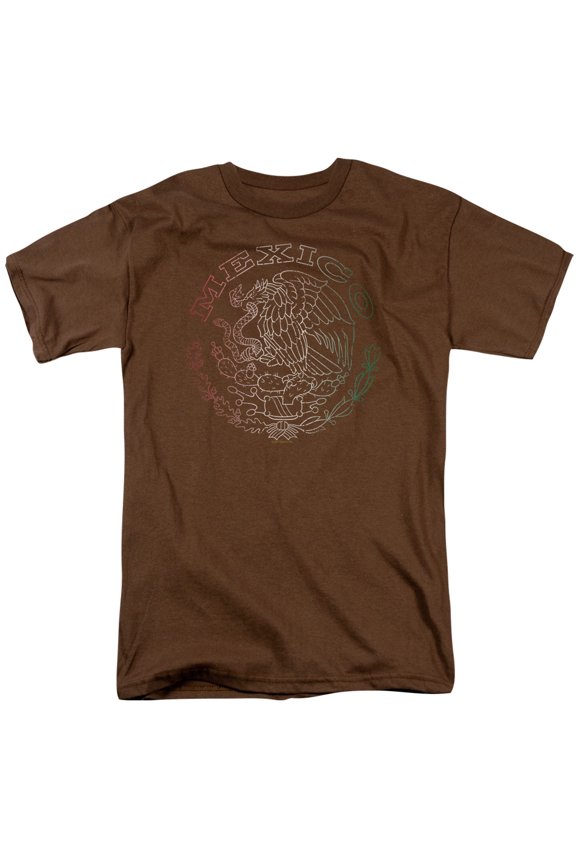 Mexico Flag Logo Officially Licensed Adult T Shirt