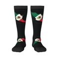 thumbnail image 1 of Mexico-Flag-Map Knee High Socks for Women Long Leg Warmers Socks, 1 of 7