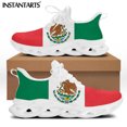 thumbnail image 1 of Mexico Flag Men Casual Sneakers Flats Lace-up Breathable Men's Walking Footwear Male Shoes Masculino, 1 of 8