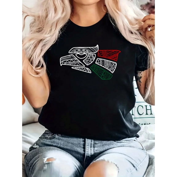 Mexico Flag - Mexican Eagle Style - Hecho En Mexico T-Shirt