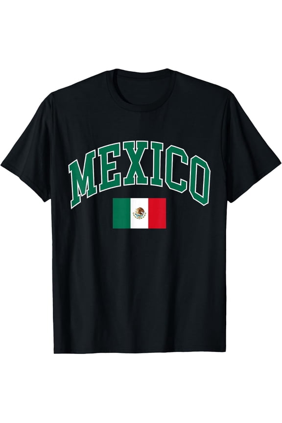 Mexico Flag Mexican Pride T-Shirt BLACK Unisex S-5XL Hot Trending Shirt, Vintage Birthday Gift