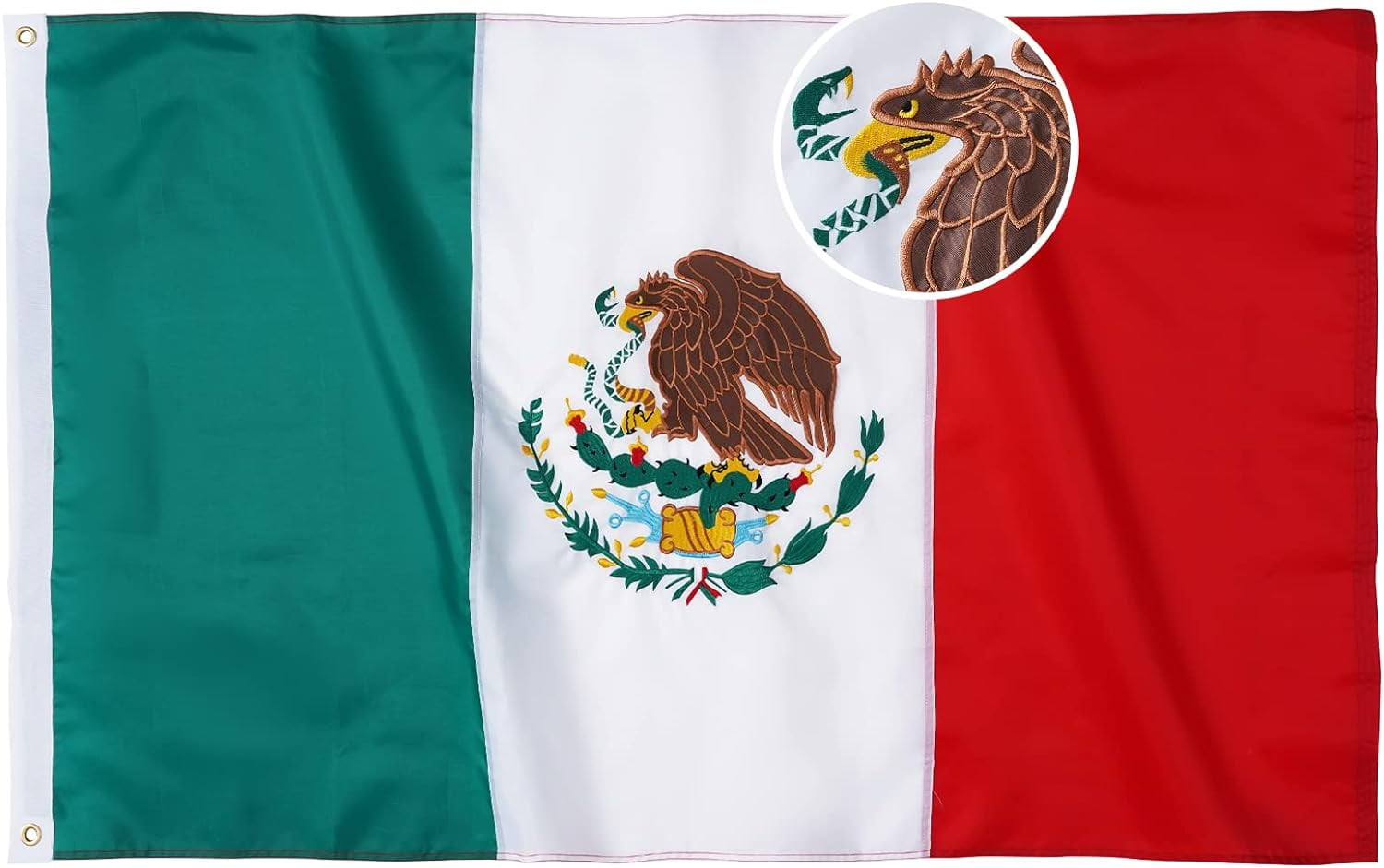 Mexico Flag Mexicana Outdoor Flag 3x5 Feet Outdoor Large Mexican Flags ...