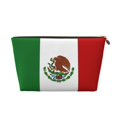 thumbnail image 1 of Mexico Flag Purse Organizer Handbags Totes Leather Zipper Printing Bag For Women Travel Toiletry Bag, 1 of 7