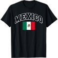 thumbnail image 1 of Mexico Flag Retro Throwback Athletic Souvenir T-Shirt, 1 of 4