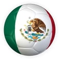 thumbnail image 1 of Mexico Flag Soccer Ball Design - Round Light Switch Plate Cover - Single Toggle, 1 of 1