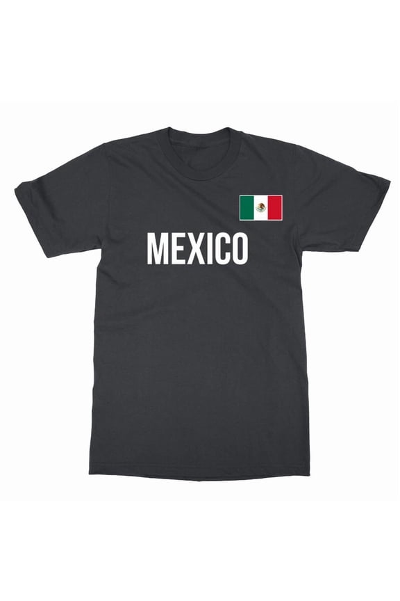 Mexico Flag Soccer Cup Inspired Fan Supporter Of The New H12139 T-Shirt, for Men and Women, Up to Size 5XL
