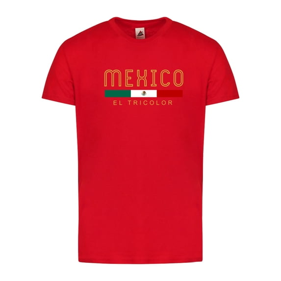 Mexico Flag T-Shirt WC 2026 – Unisex Soccer Fan Apparel Tee - Red - S