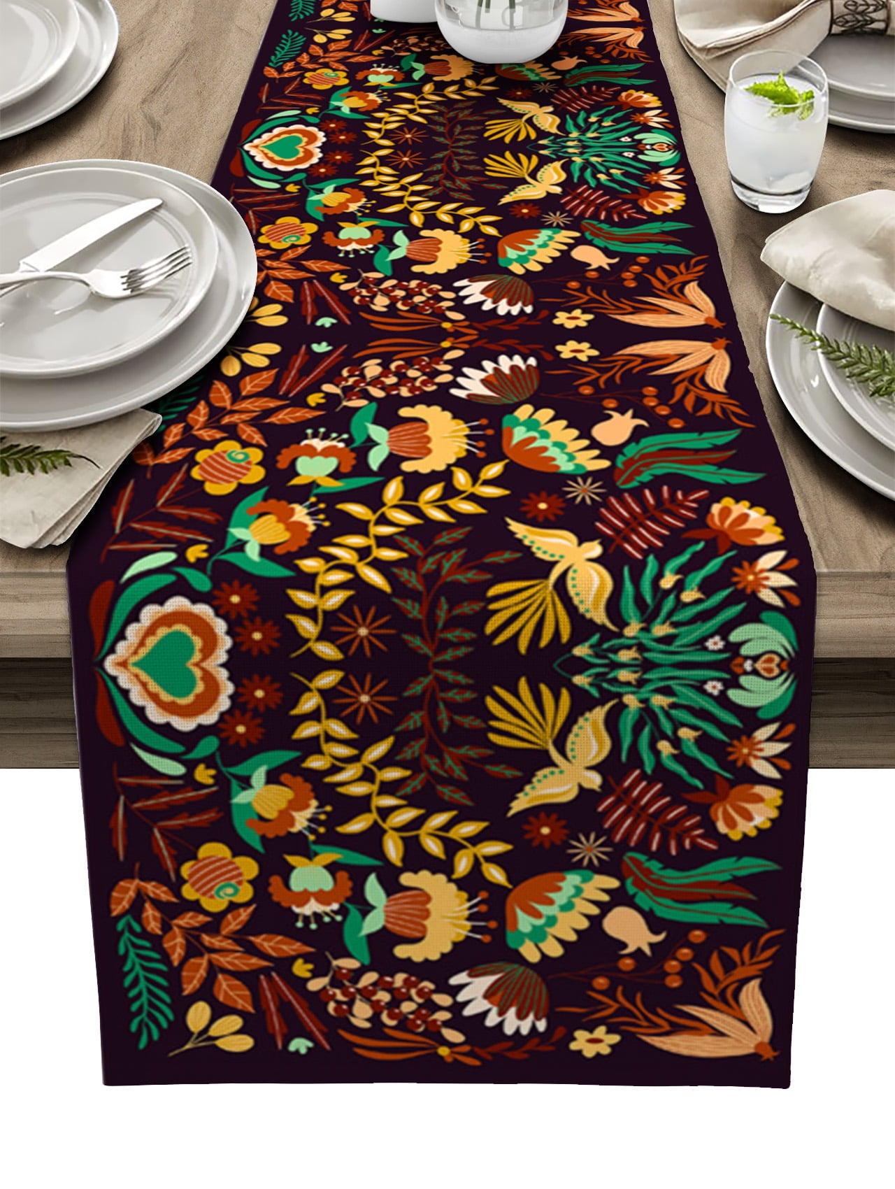 Mexico Geometric Abstract Bird Sunflower Coffee Table r Dining Table r ...